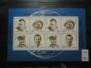 Фото марки СССР 1991г малый лист (к 200) надпечатка **