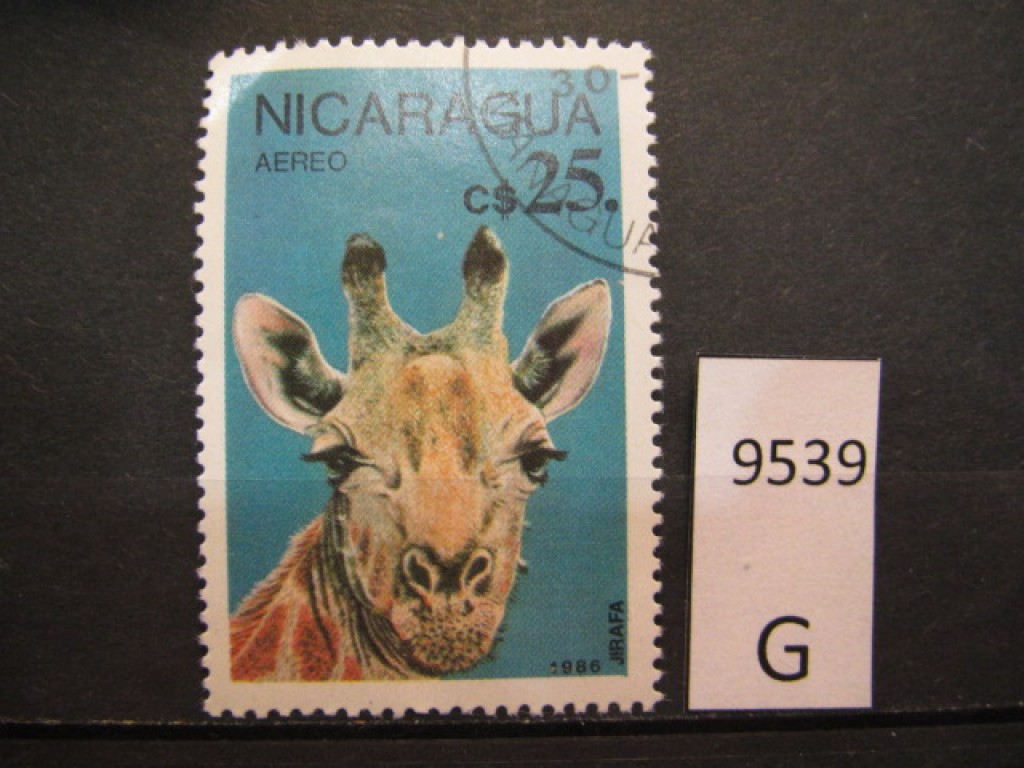 Фото марки Никарагуа 1986г