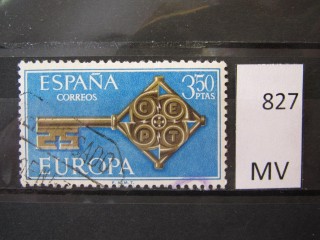 Фото марки Испания 1968г