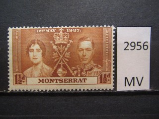 Фото марки Монсеррат 1937г *