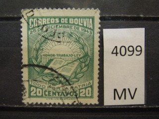 Фото марки Боливия 1944г