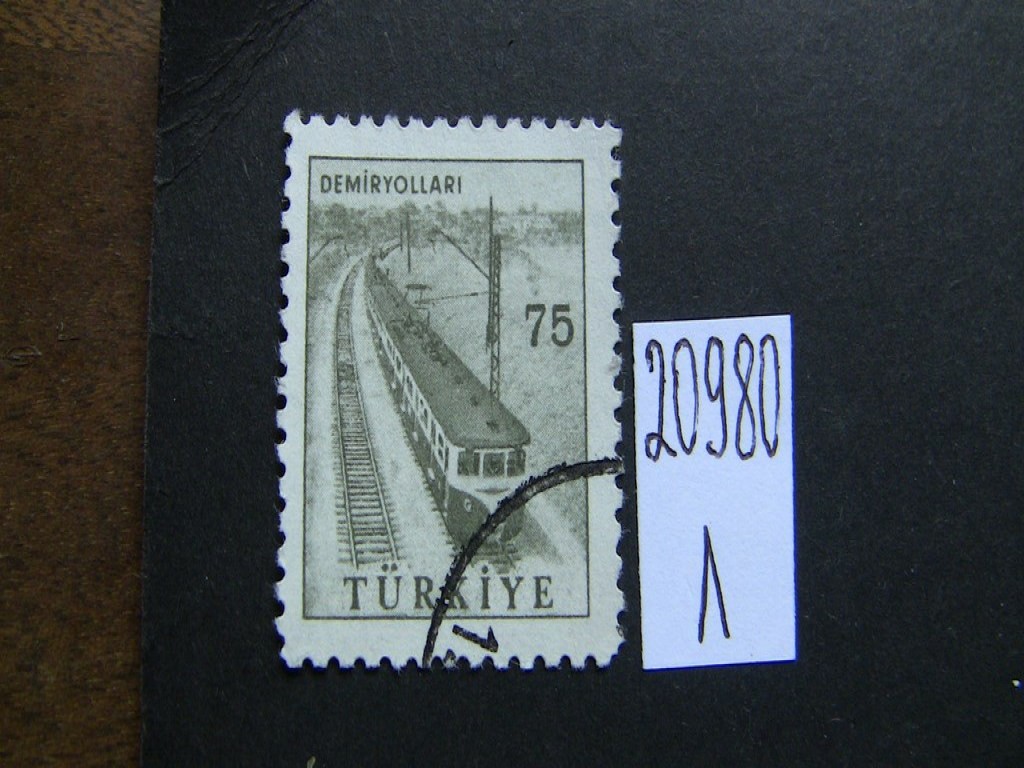 Фото марки Турция 1960г