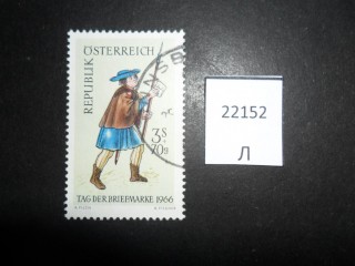 Фото марки Австрия 1966г
