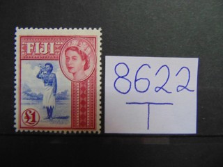 Фото марки Британские Фиджи 1954г **