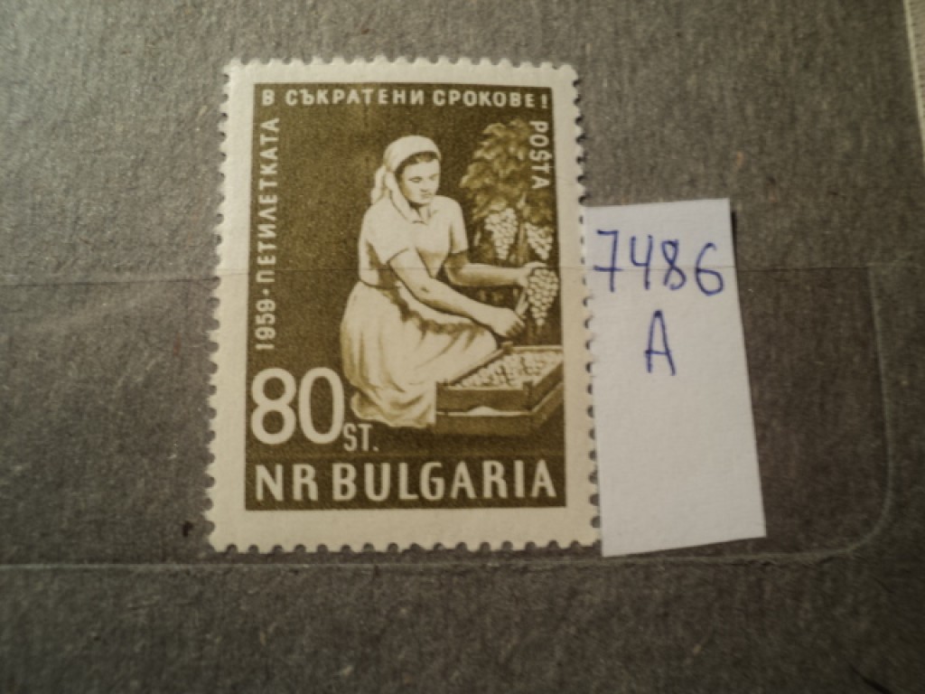 Фото марки Болгария 1960г **