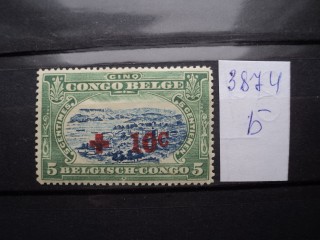 Фото марки Бельгийское Конго 1921г *