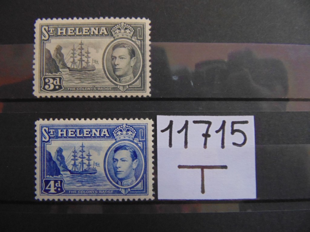 Фото марки Британская Св. Елена 1938г *