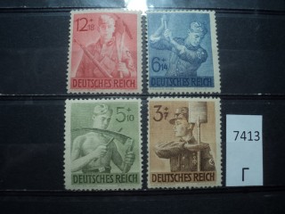 Фото марки Германия Рейх 1943г *
