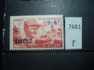 Фото марки Франц. Алжир 1942г **