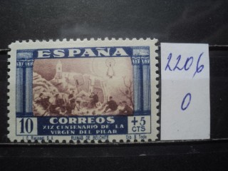 Фото марки Испания 1940г *