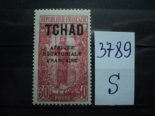 Фото марки Франц. Чад 1924г *