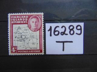 Фото марки Британские Фолкленды 1946г **