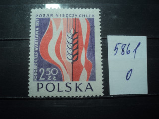Фото марки Польша 1957г **