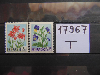 Фото марки Исландия серия 1958г **
