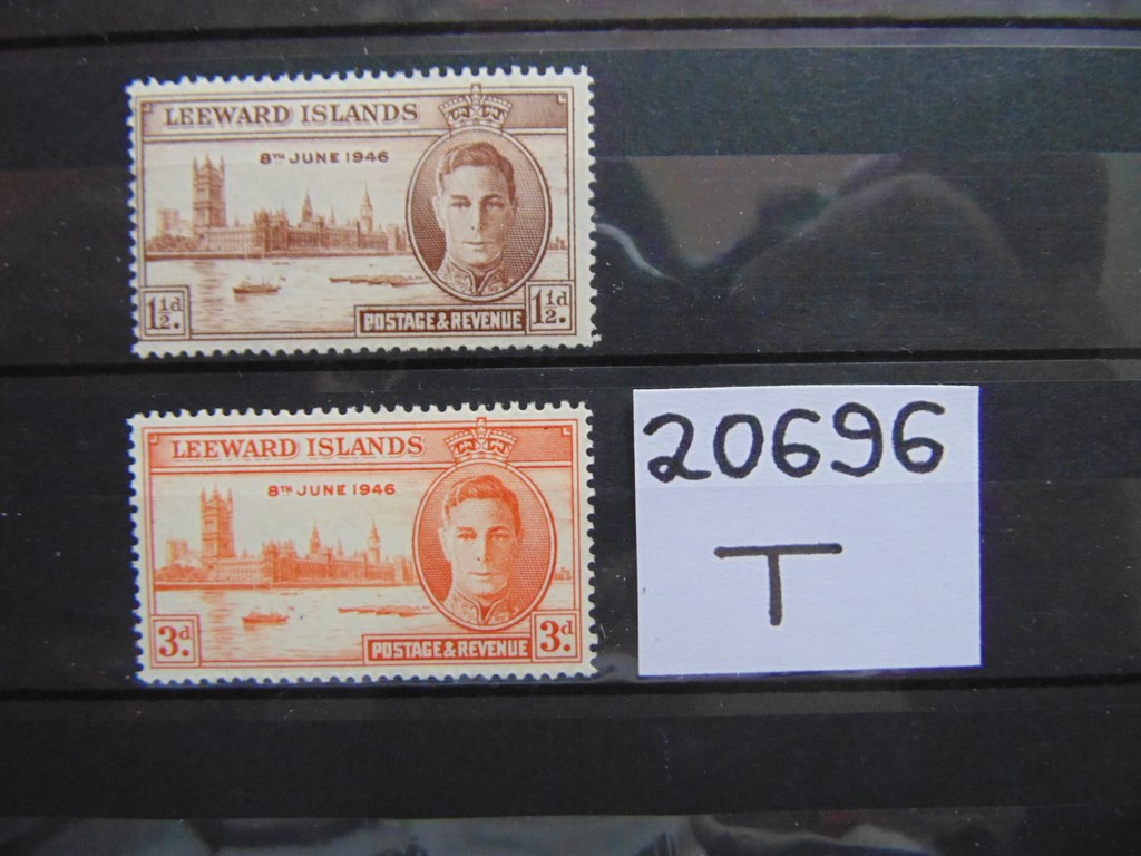 Фото марки Британские Подветренные Острова серия 1946г **