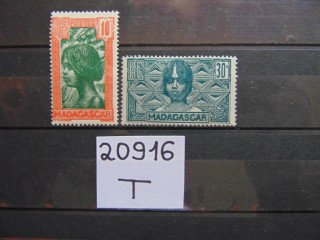 Фото марки Французский Мадагаскар 1930г **