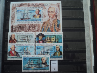 Фото марки Франц. Мадагаскар 1976г **