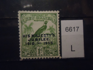 Фото марки Брит. Новая Гвинея 1935г надпечатка *