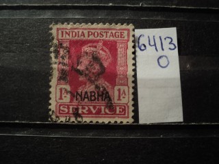 Фото марки Индийский штат Намбха