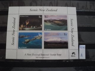 Фото марки Новая Зеландия блок **