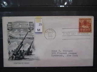 Фото марки США 1948г FDC (первый день гашения)