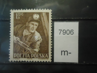 Фото марки Польша 1952г **