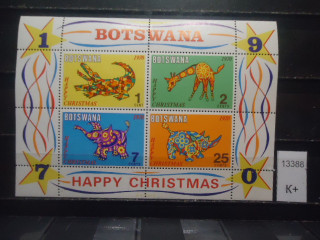 Фото марки Ботсвана 1970г малый лист **