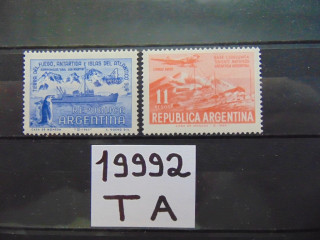 Фото марки Аргентина авиапочта 1965г **