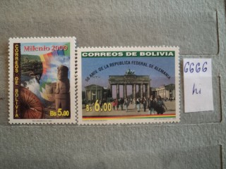 Фото марки Боливия 2000г /4,8 евро/ **