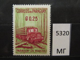 Фото марки Парагвай 1961г *