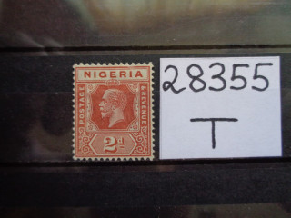 Фото марки Британская Нигерия 1927г *