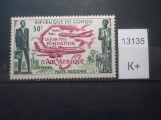 Фото марки Конго 1961г **