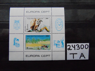 Фото марки Турецкий Кипр блок 1986г **