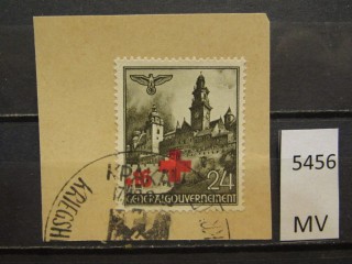 Фото марки Германская оккупация Польши 1940г спецгашение