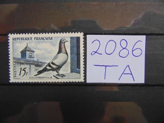 Фото марки Франция марка 1957г **