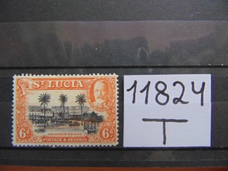 Фото марки Британская Св. Люсия 1936г *