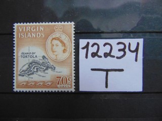 Фото марки Британские Виргинские острова 1964г **