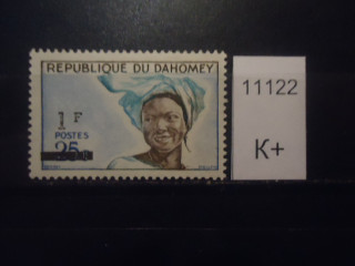 Фото марки Дагомея 1965г надпечатка **