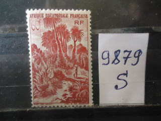 Фото марки Франц. Экваториальная Африка 1947г *
