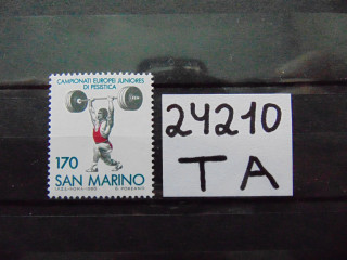 Фото марки Сан Марино марка 1980г **
