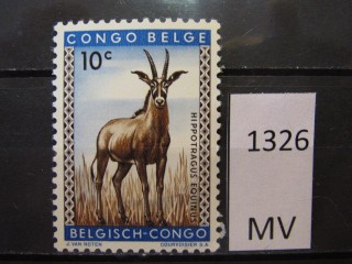 Фото марки Бельгийское Конго 1959г *
