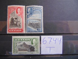 Фото марки Британский Цейлон 1938г **