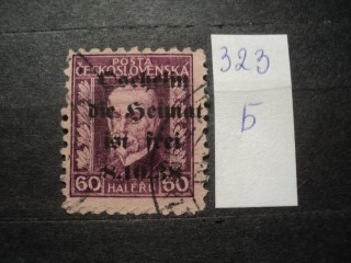 Фото марки Германская оккупация Чехословакии 1940-е гг