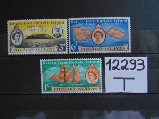 Фото марки Британские Питкерн острова 1961г **