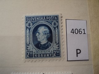 Фото марки Словакия 1939г **