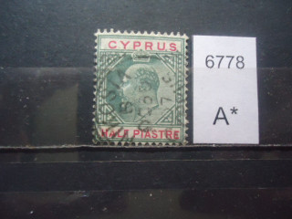 Фото марки Брит. Кипр 1912г