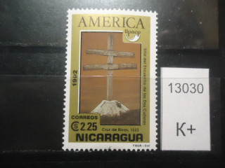 Фото марки Никарагуа 1992г (Колумб) **
