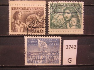 Фото марки Чехословакия 1950г