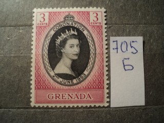 Фото марки Брит. Гренада 1953г *