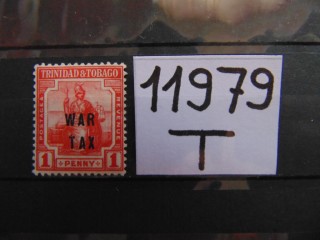 Фото марки Британские Тринидад и Тобаго 1917г **